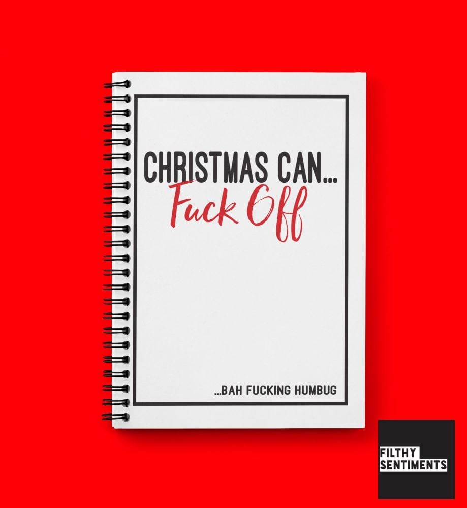 CHRISTMAS CAN FUCK OFF NOTEBOOK - N006