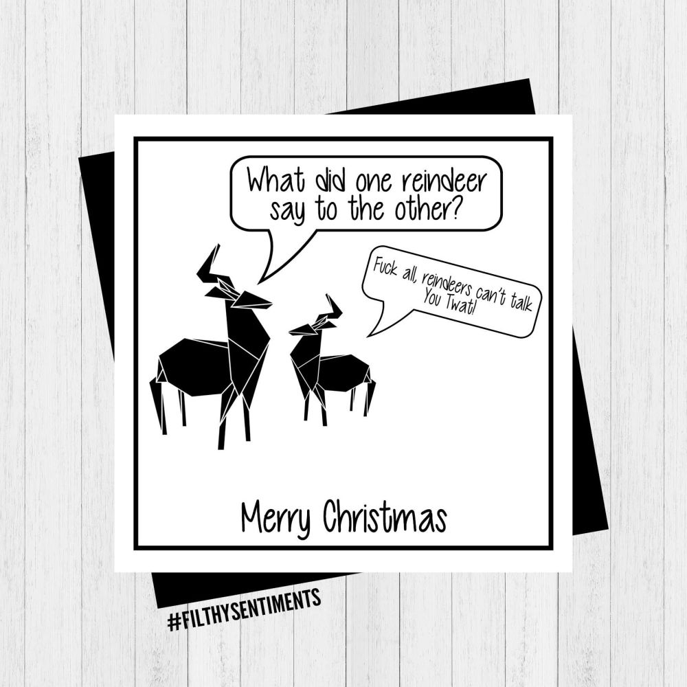 Reindeer card PER29