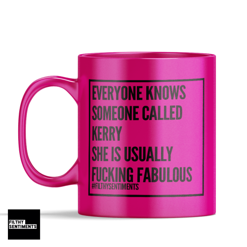 EVERYONE KNOWS COLOURED MUG 115