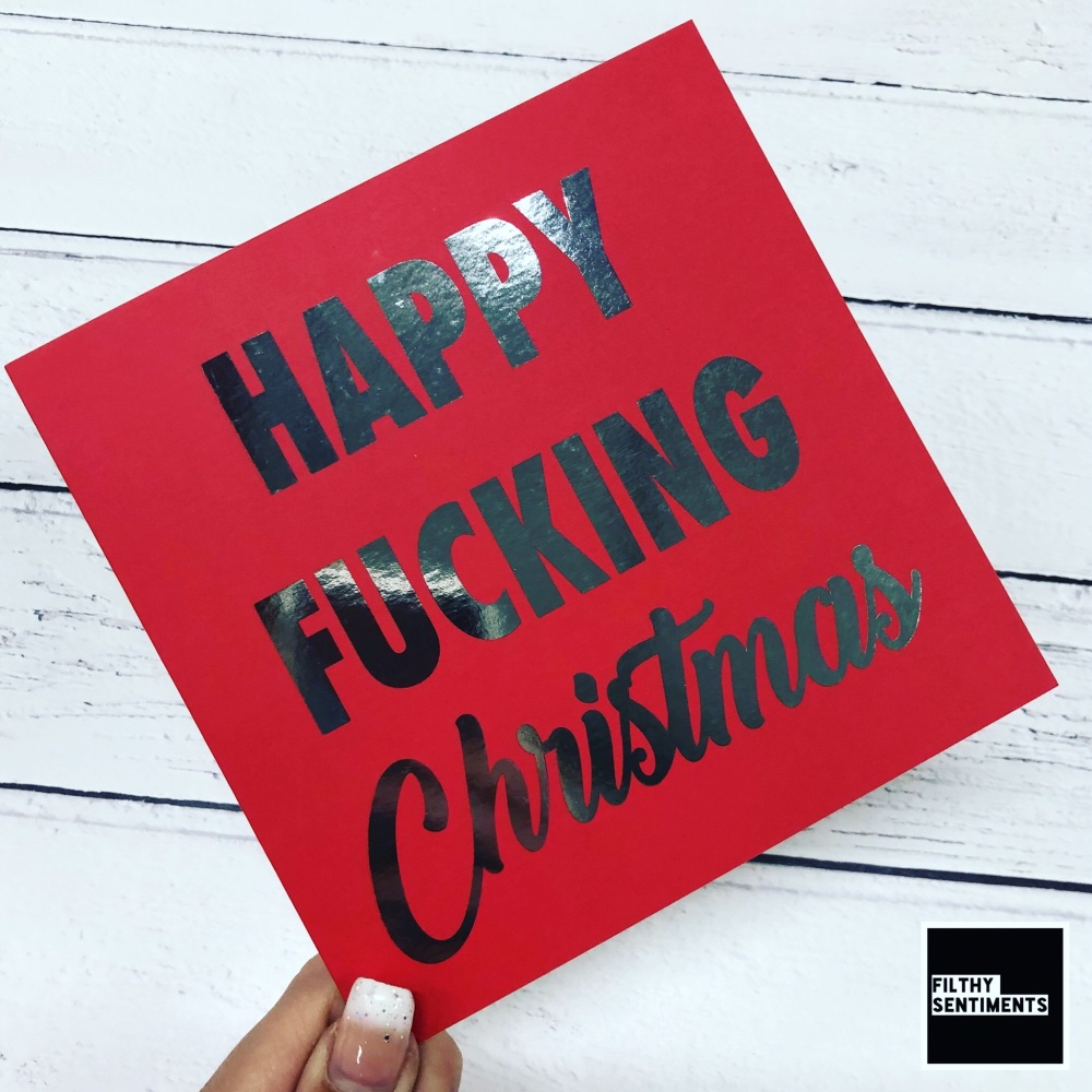 HAPPY FUCKING CHRISTMAS CARD - FS814