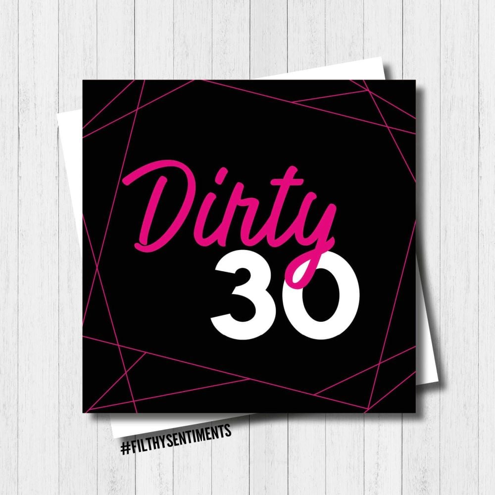 DIRTY 30 CARD - FS331