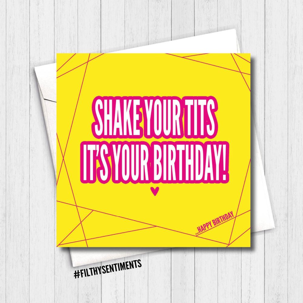 SHAKE YOUR TITS CARD - FS346