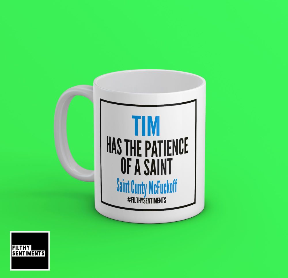 SAINT BLUE PERSONALISED MUG - 166