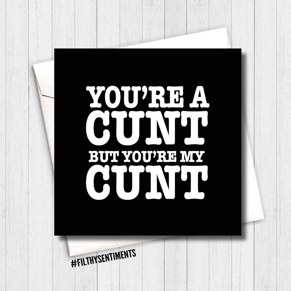 Birthday Card Funny Cards Cunt Rude Cards