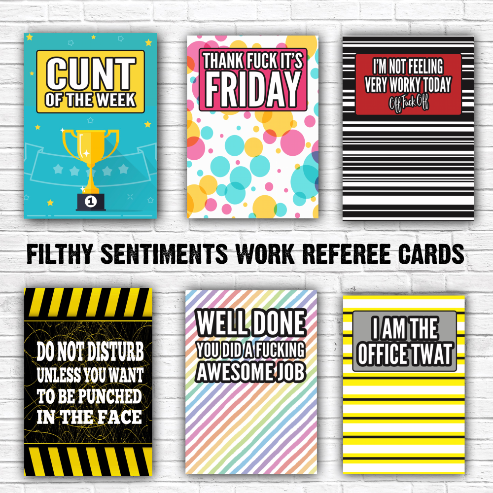 Work Referee Cards - E0025