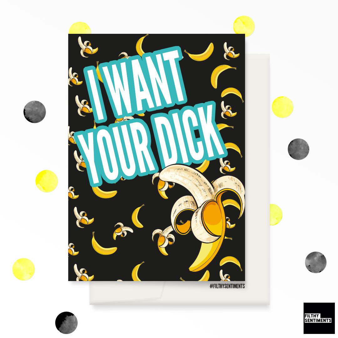 Banana Dick Card A5 - FS501
