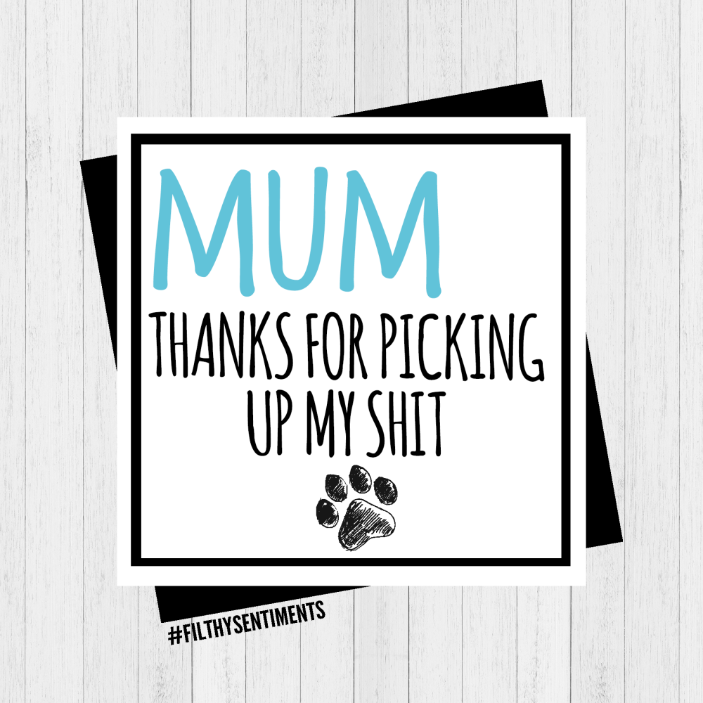 Mum Dog Card - FS410
