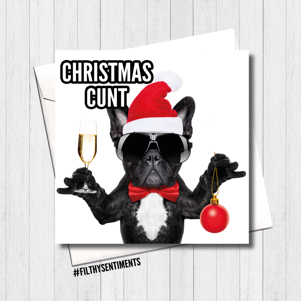 Funny Christmas Cards Rude Christmas Cards Christmas Cunt