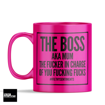     BOSS IN CHARGE MUG 136