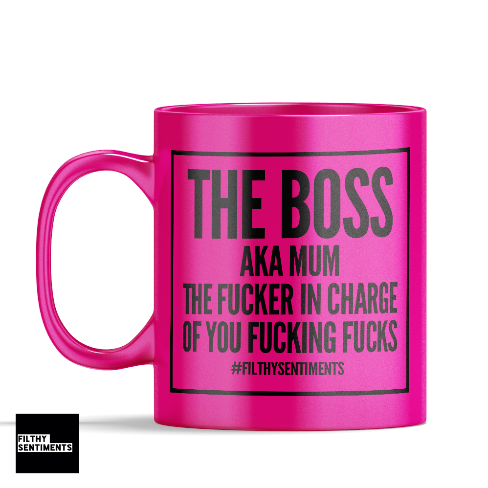 *NEW* BOSS IN CHARGE MUG 136