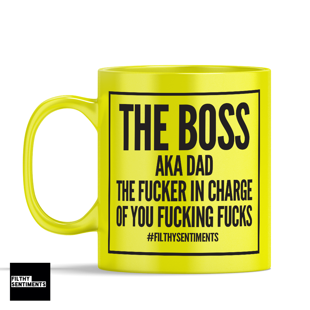 BOSS IN CHARGE MUG 136