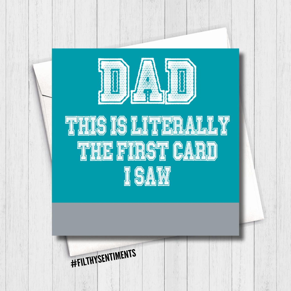    Dad, first card I saw - FS459
