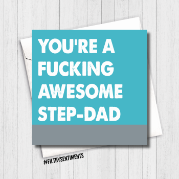     Awesome Step-Dad Card - FS466