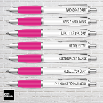                       GIRL POWER PEN SET (PACK OF 7) - B99