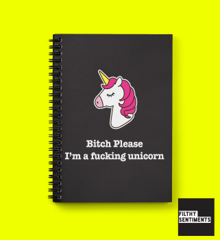 A Wiro Notebook - Unicorn bitch please - D0002