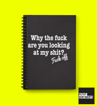 A Wiro Notebook - Why you looking at my shit - D0003