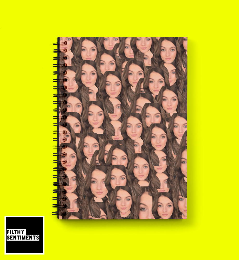   PERSONALISED FACE NOTEBOOK