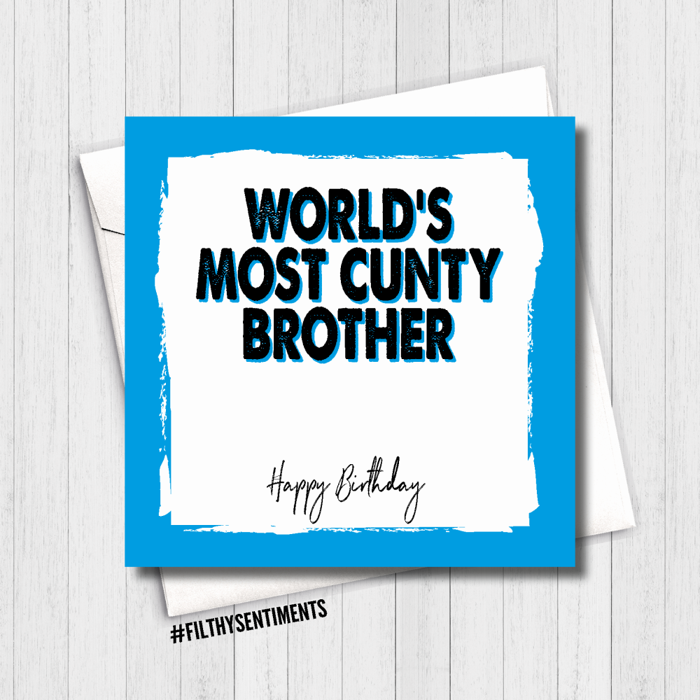   CUNTY BROTHER CARD - FS495