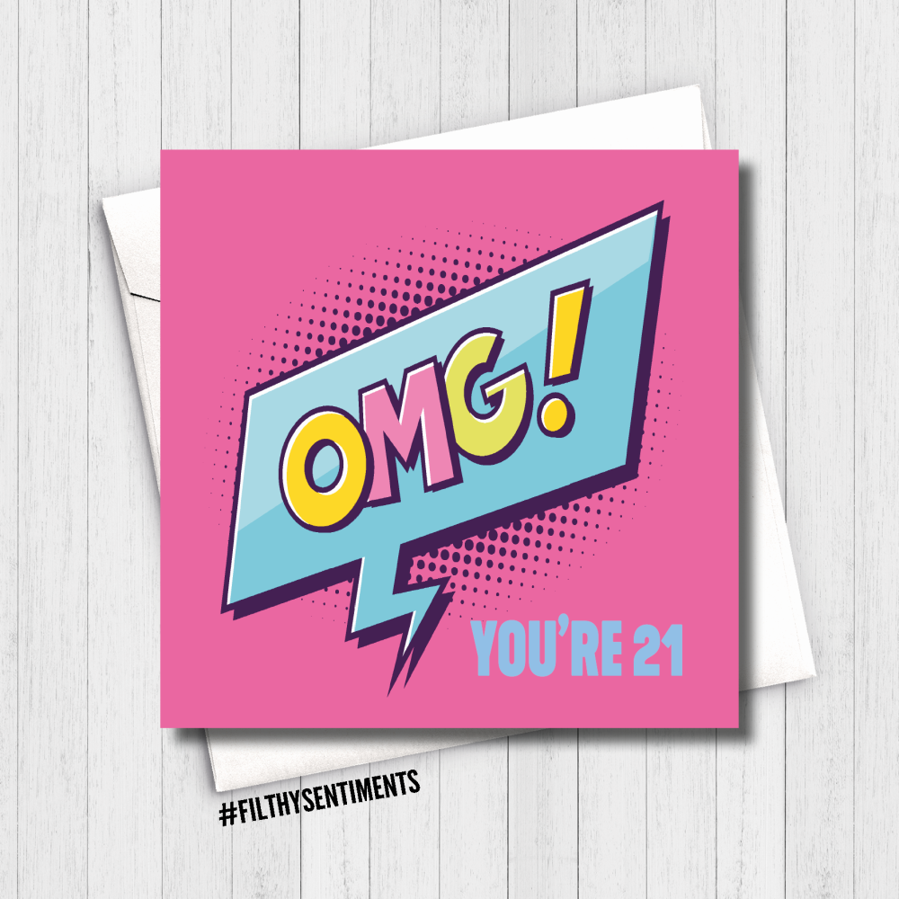 OMG COMIC 21 CARD - FS506