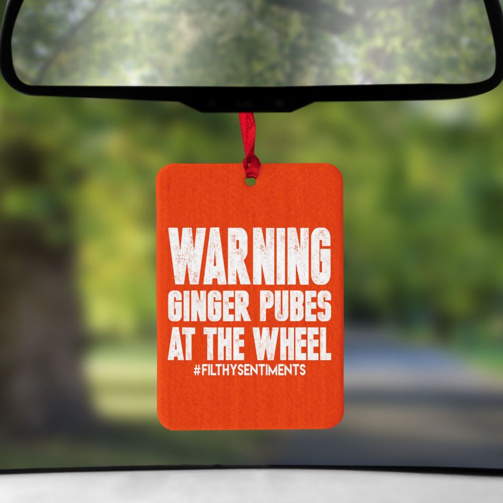 Air Freshener - Ginger Pubes at the wheel - AIR00112