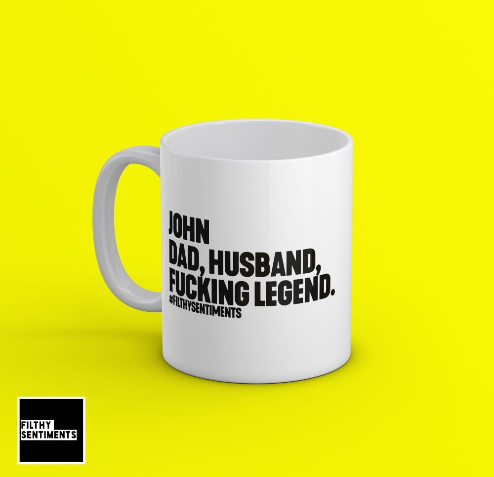 PERSONALISED - Dad, Husband, Legend Mug - 198