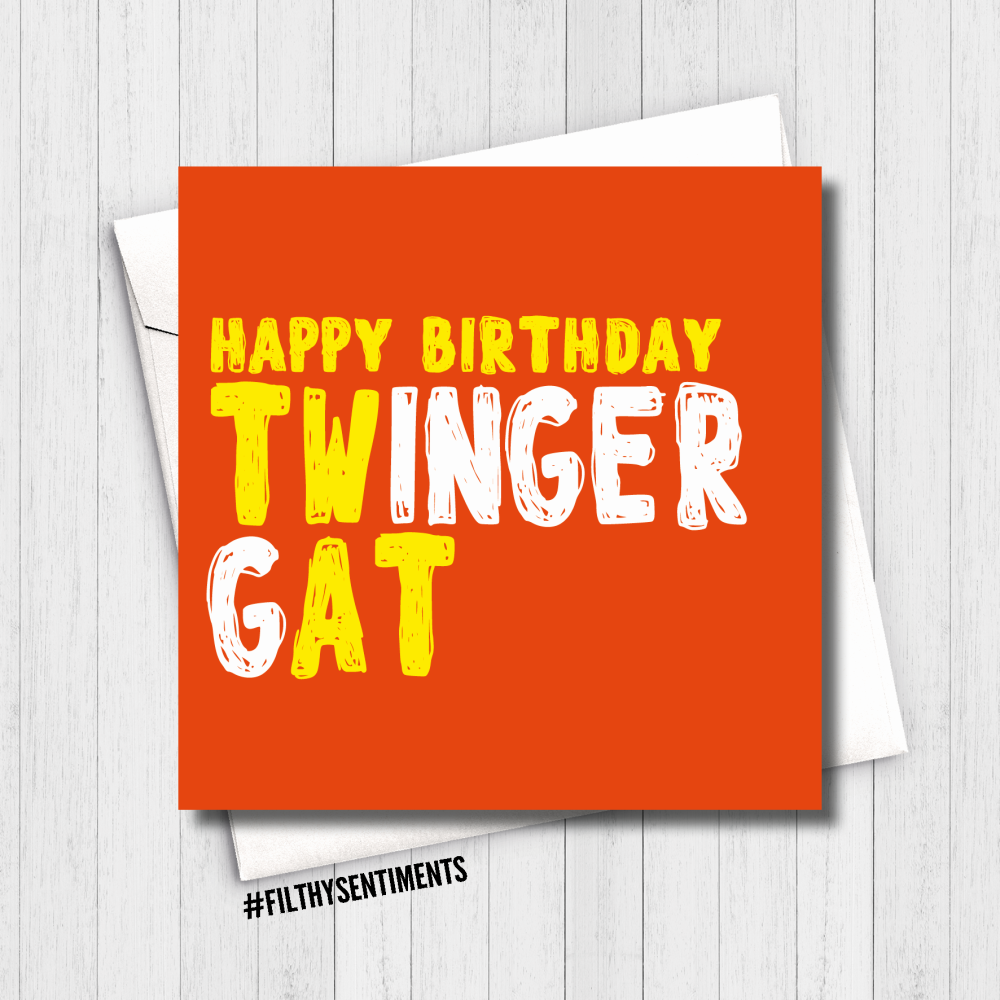    TWINGER GAT GINGER CARD - FS642 / G0004