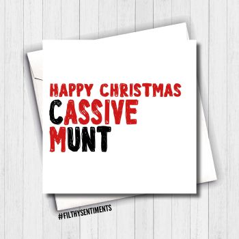 MASSIVE CUNT CHRISTMAS CARD PACK - FS648