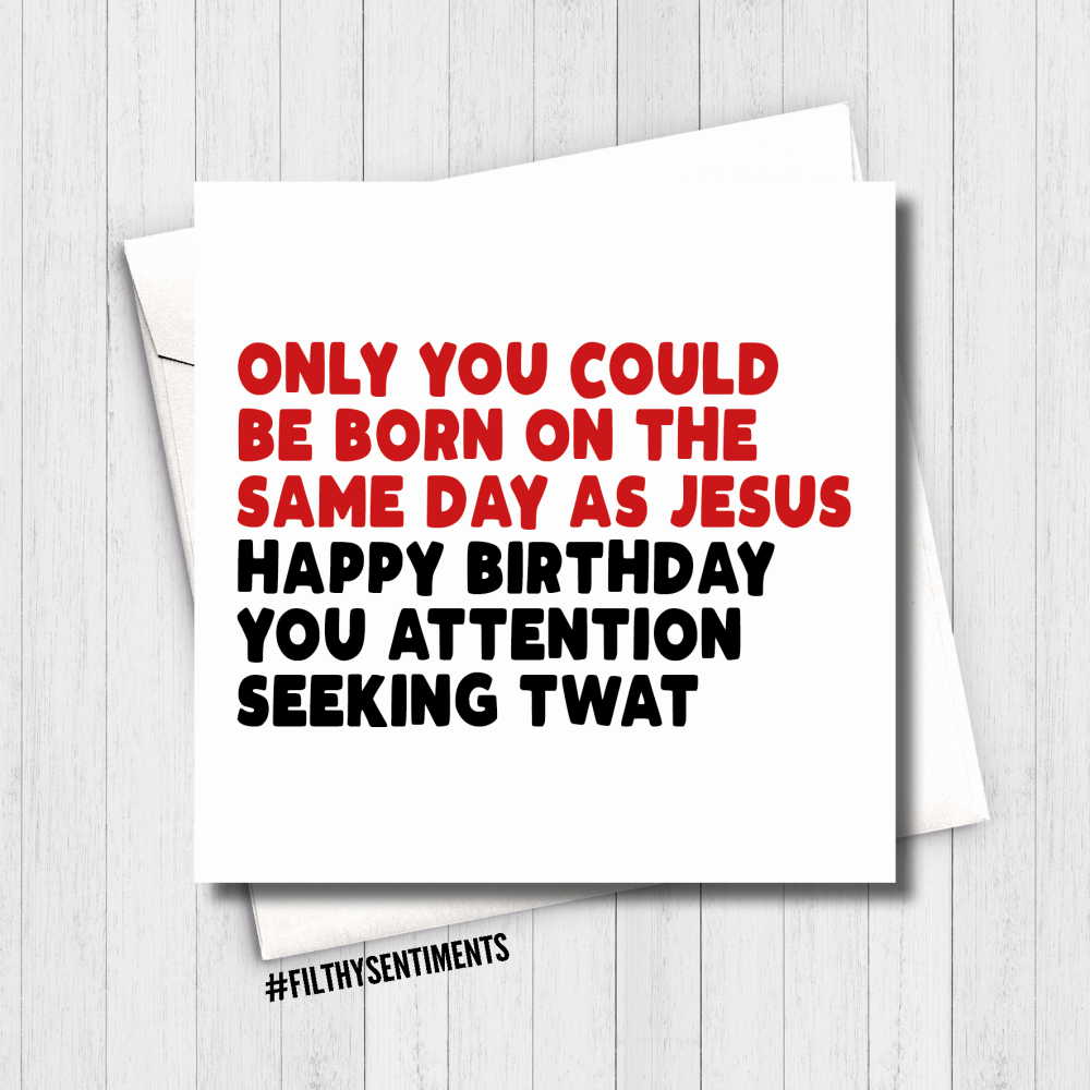   SAME DAY AS JESUS CARD - FS662