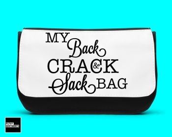 Back, Sack & Crack wash bag D00027