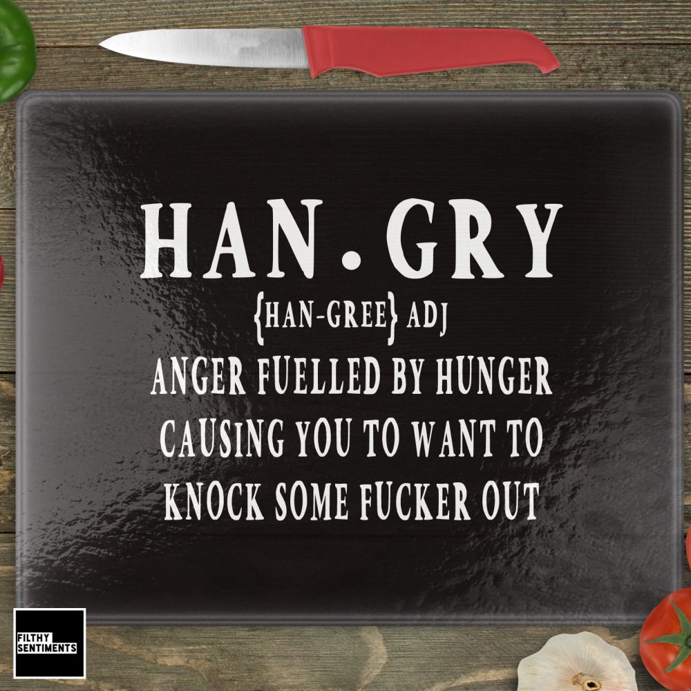    HANGRY KNOCK A FUCKER OUT CHOPPING BOAD - CHOP005