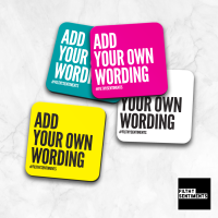 ADD ANY WORDING COASTER - CO006