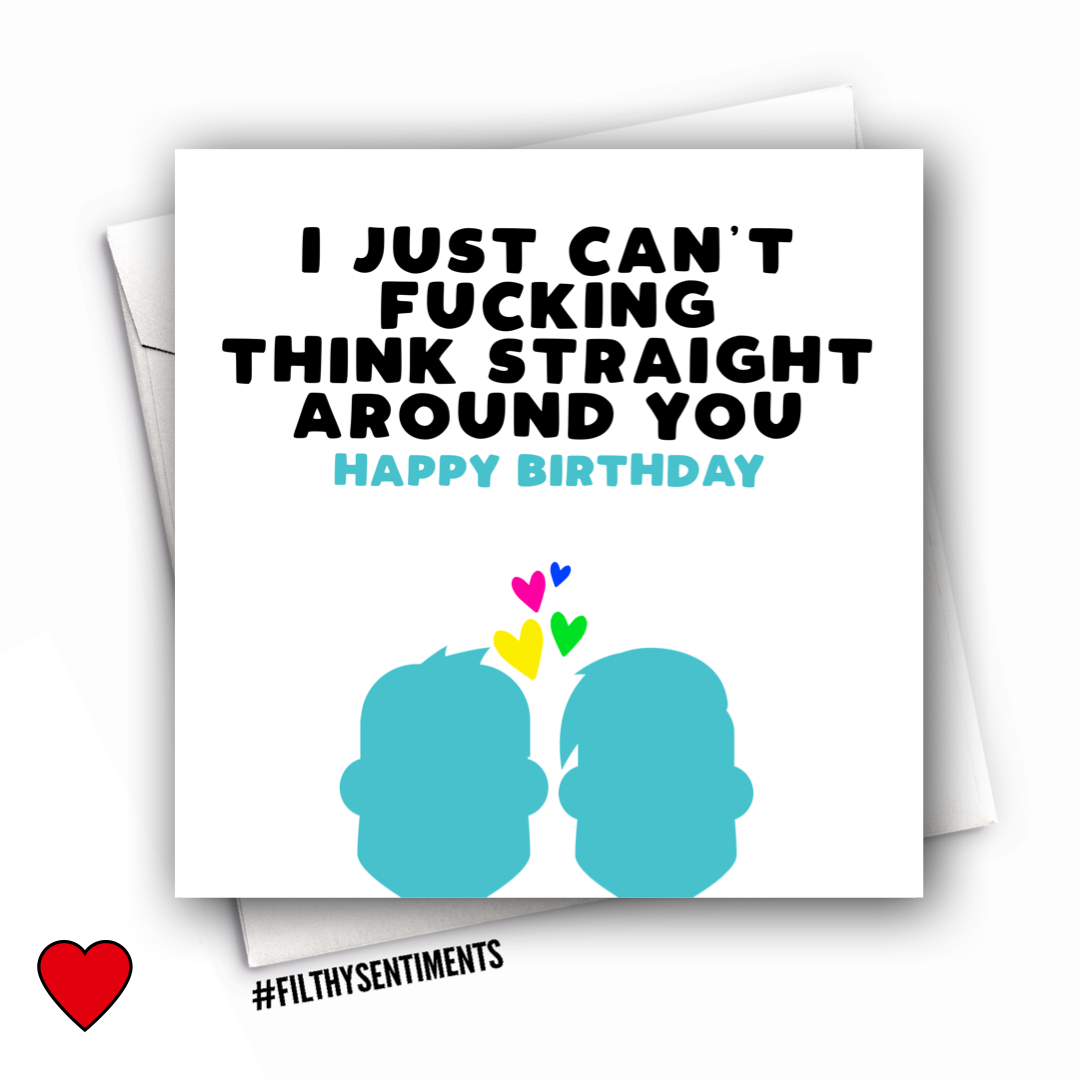      GAY COUPLE BIRTHDAY CARD - FS1018