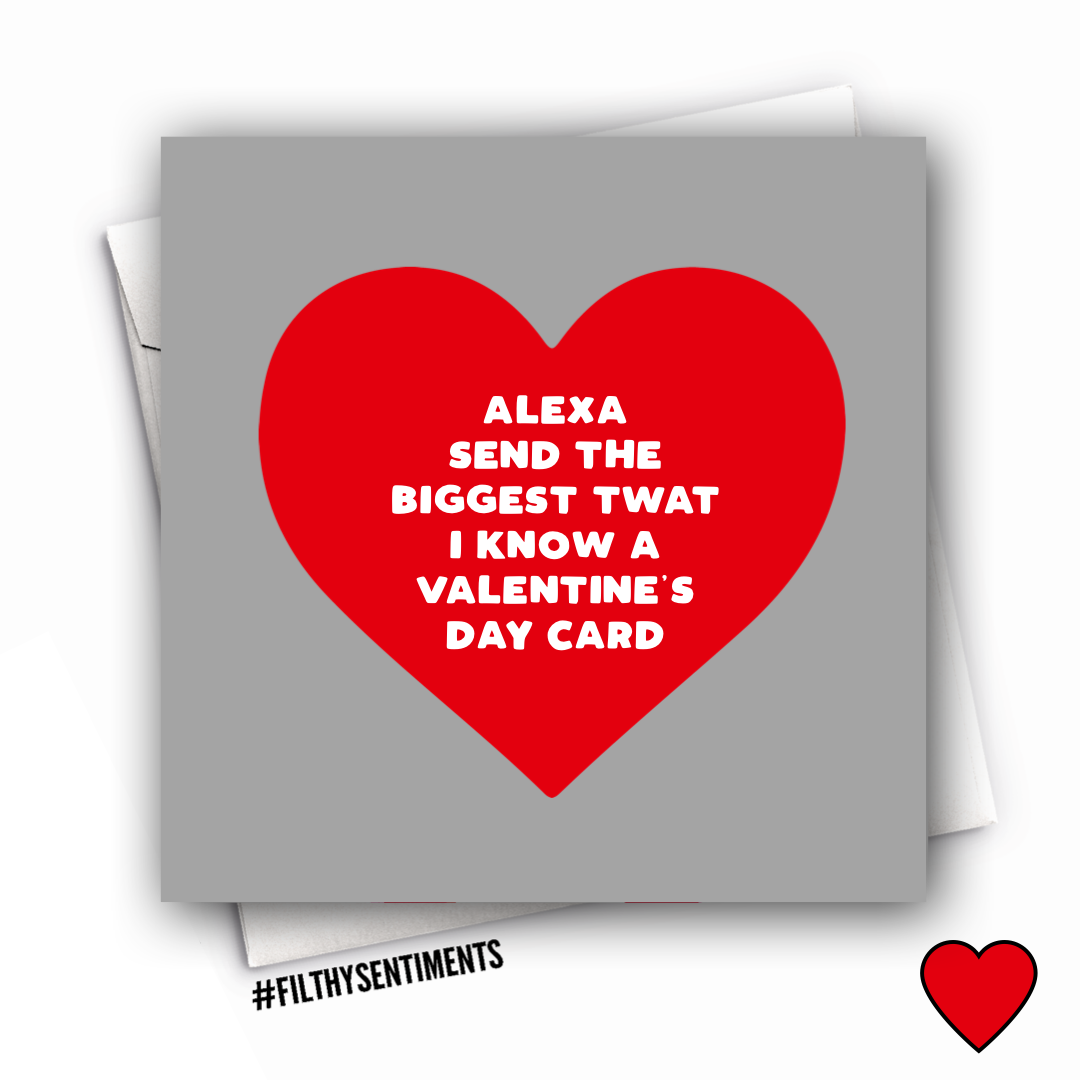   ALEXA VALENTINES CARD - FS1021