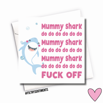    MUMMY SHARK CARD - FS1053