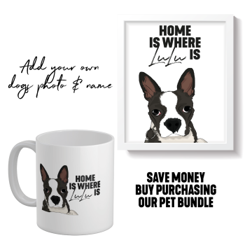       PERSONALISED HOME IS WHERE PET BUNDLE (DOG CAT OR ANY PET) - PET002