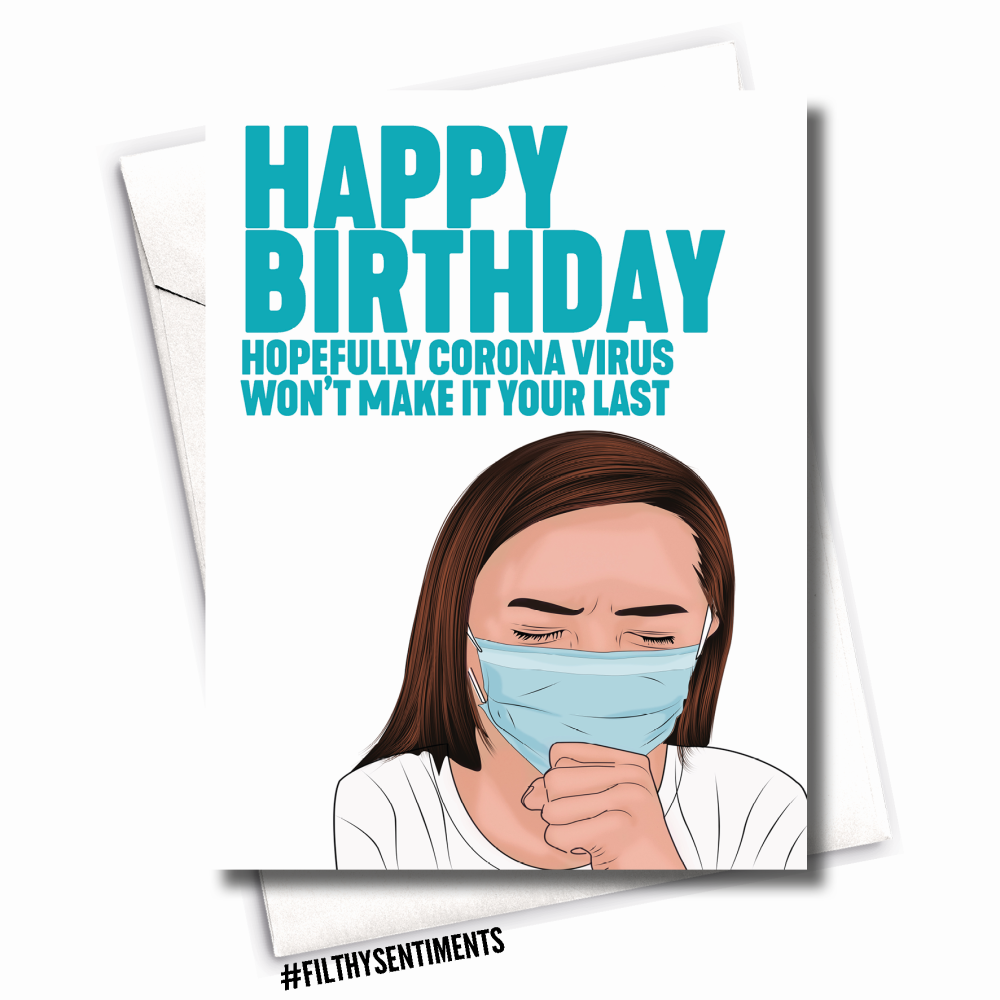 Coronavirus Birthday Card Online Funny Online Cards Covid