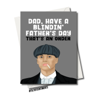                                                BLINDING FATHER'S DAY CARD FS1164