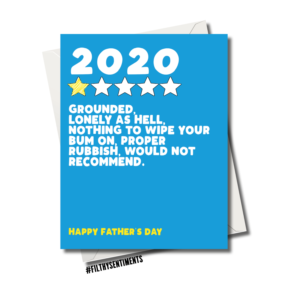                              REVIEW OF 2020 FATHER'S DAY CARD FS1165