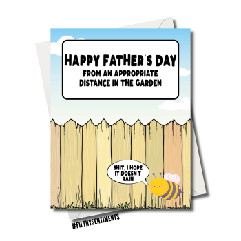                                                                 DAD APPROPRIATE DISTANCE FATHER'S DAY CARD FS1174