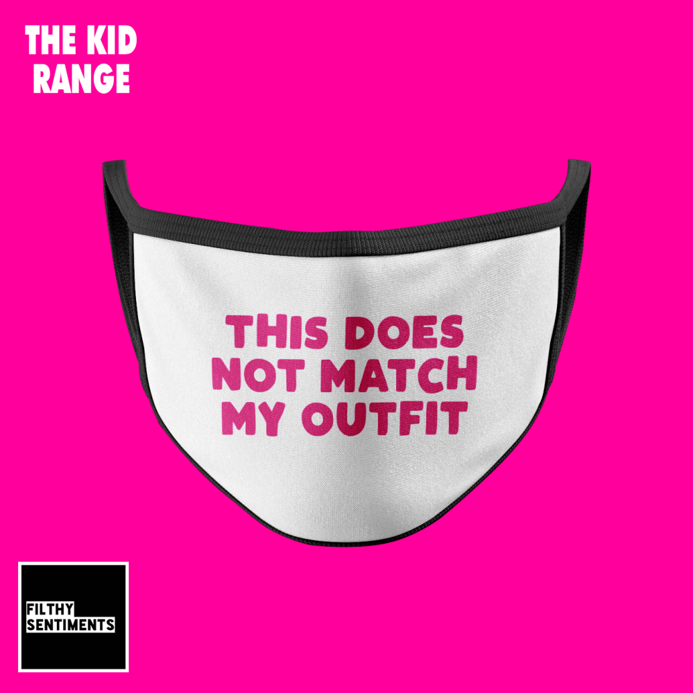                               KIDS FACE MASK - DOES NOT MATCH (PRE ORDER)
