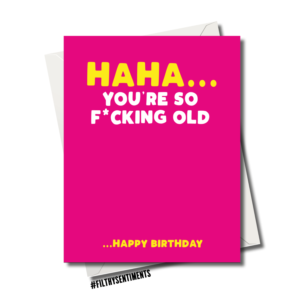 PINK SO OLD CARD - 84