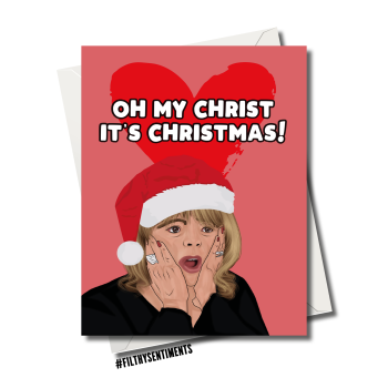               OH MY CHRIST CHRISTMAS CARD 145