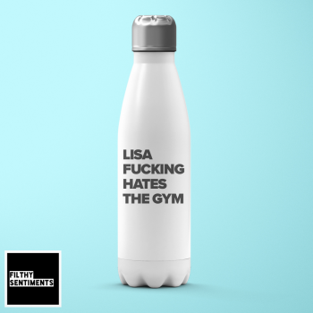 PERSONALISED HATE THE GYM CHILLY BOTTLE