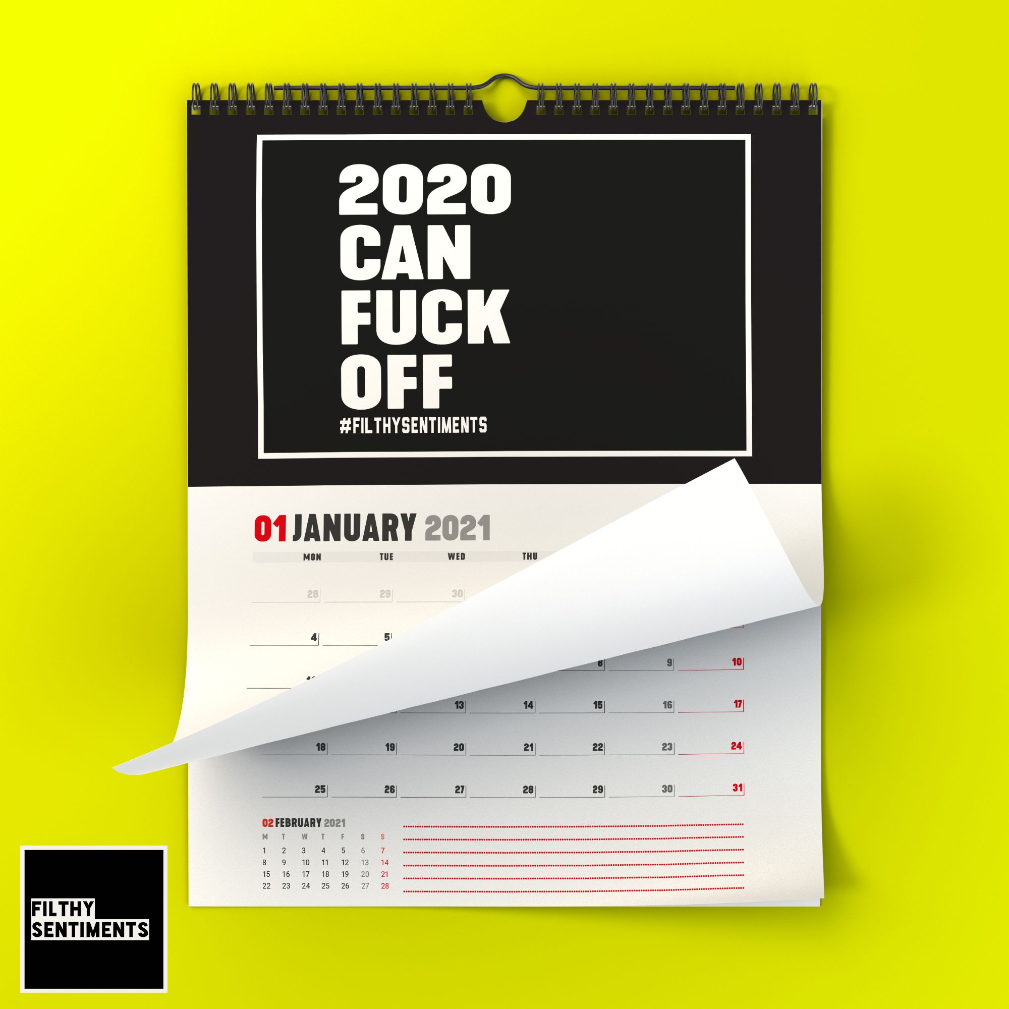 FUNNY 2021 CALENDAR RUDE CALENDAR FUNNY CALENDARS