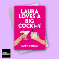                                                                            COCKTAIL PERSONALISED CARD - FS1215