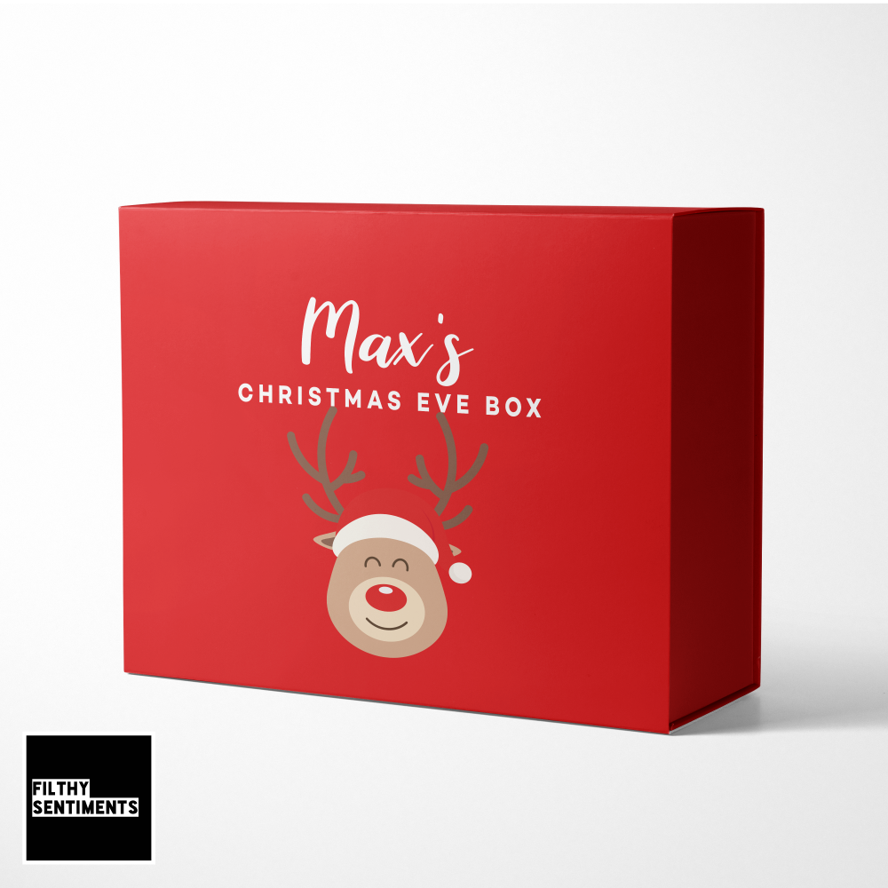  PERSONALISED REINDEER CHRISTMAS EVE BOX