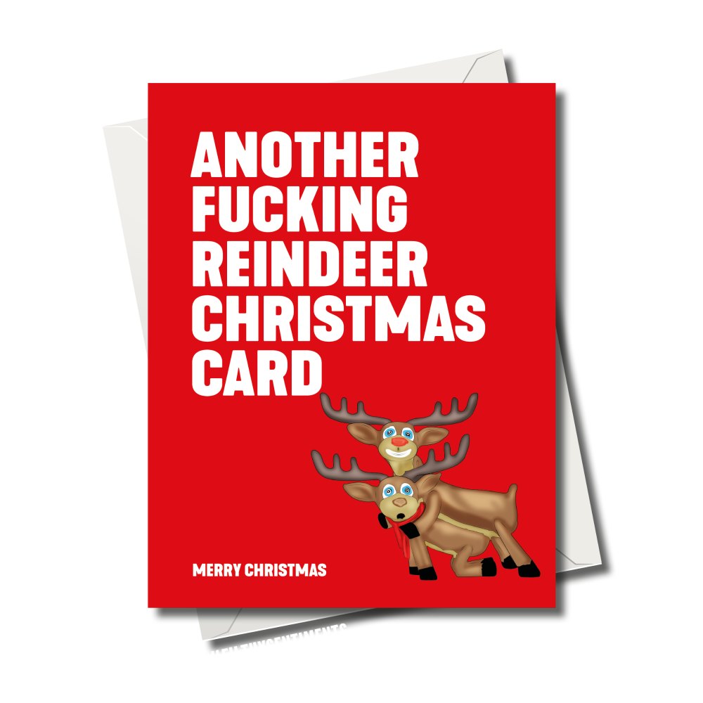                   ANOTHER FUCKING REINDEER CARD FS1257