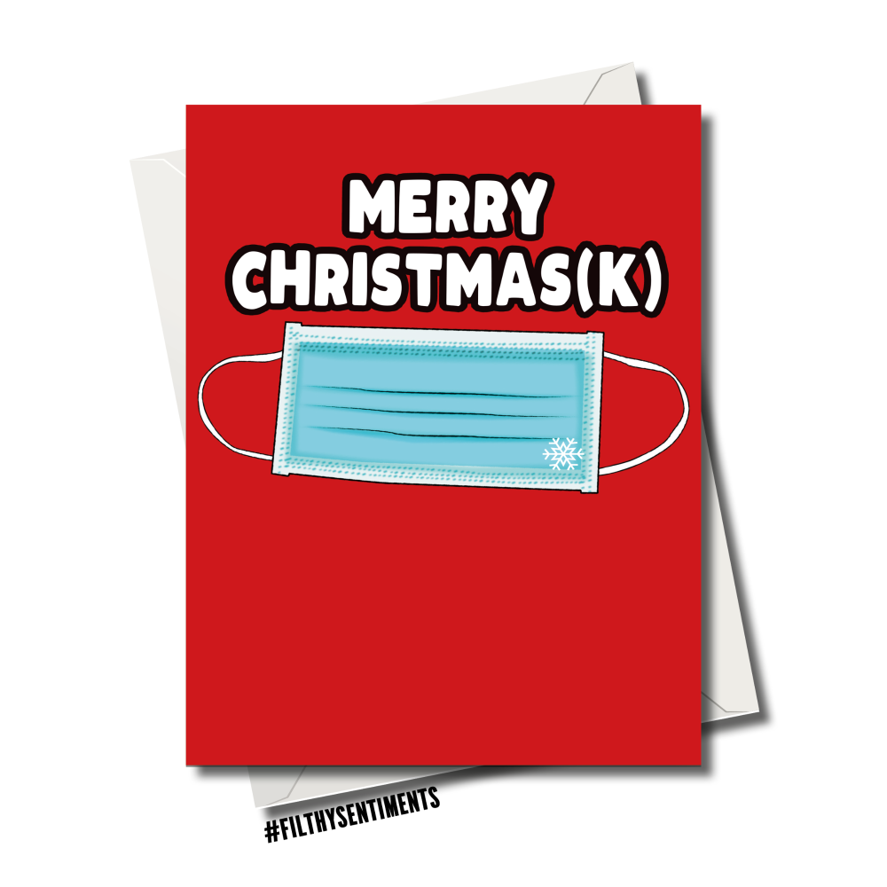                    CHRISMASK CHRISTMAS CARD