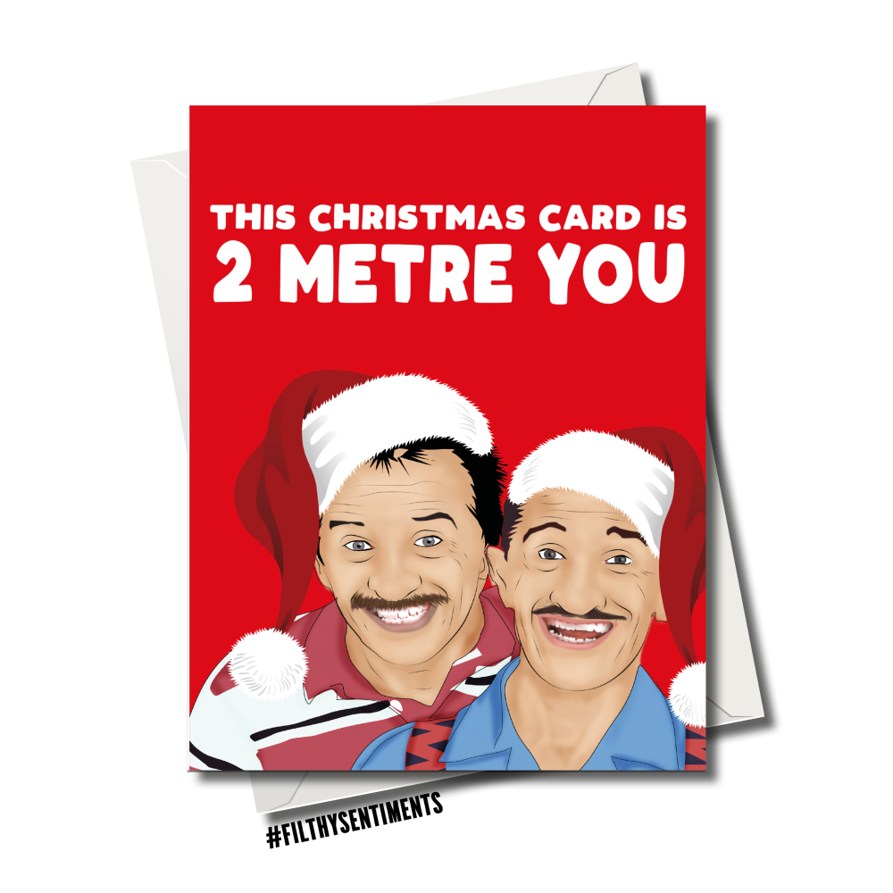                    CHUCKLE 2 METRE CHRISTMAS CARD
