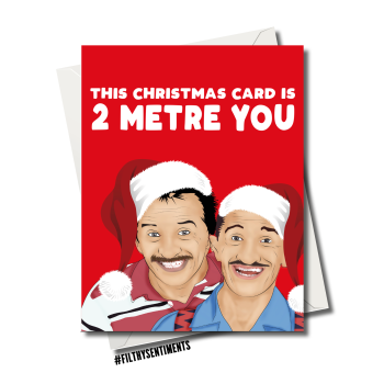                    2 METRE CHRISTMAS CARD - FS1221